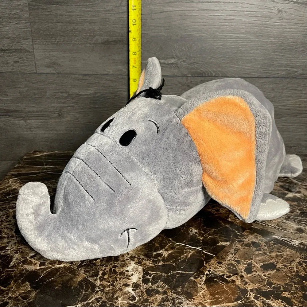 Jumbo Flip A Zoo Reversible Tiger Elephant 20” Plush Toy Pillow Stuffed Animal - Picture 2 of 10